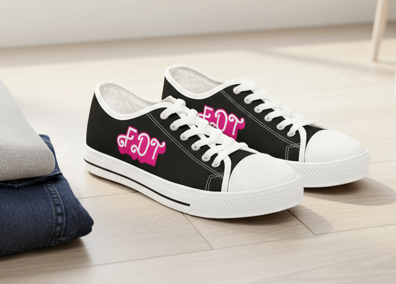 Political Rights Activists Women's Sneakers, Anti Trump Retro Barbie Style Equality Shoes, Protest Feminist Footwear, Activist Gift, Civil