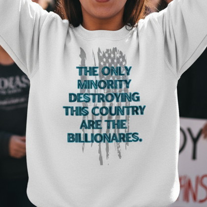 Political Activist Long Sleeve Tee, Anti Trump Shirt, Equality Inclusion Top, Unisex Cotton Tee, No Kings Save Democracy Protest Clothing