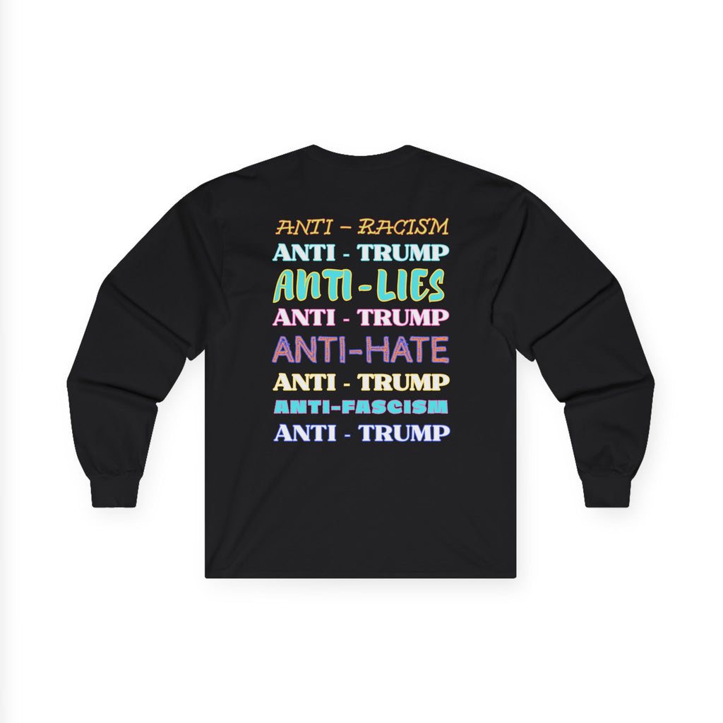 No Kings Protest Human Rights Political Activists Long Sleeve Tee, Anti Trump Protest Shirt, Human Rights Democracy Apparel