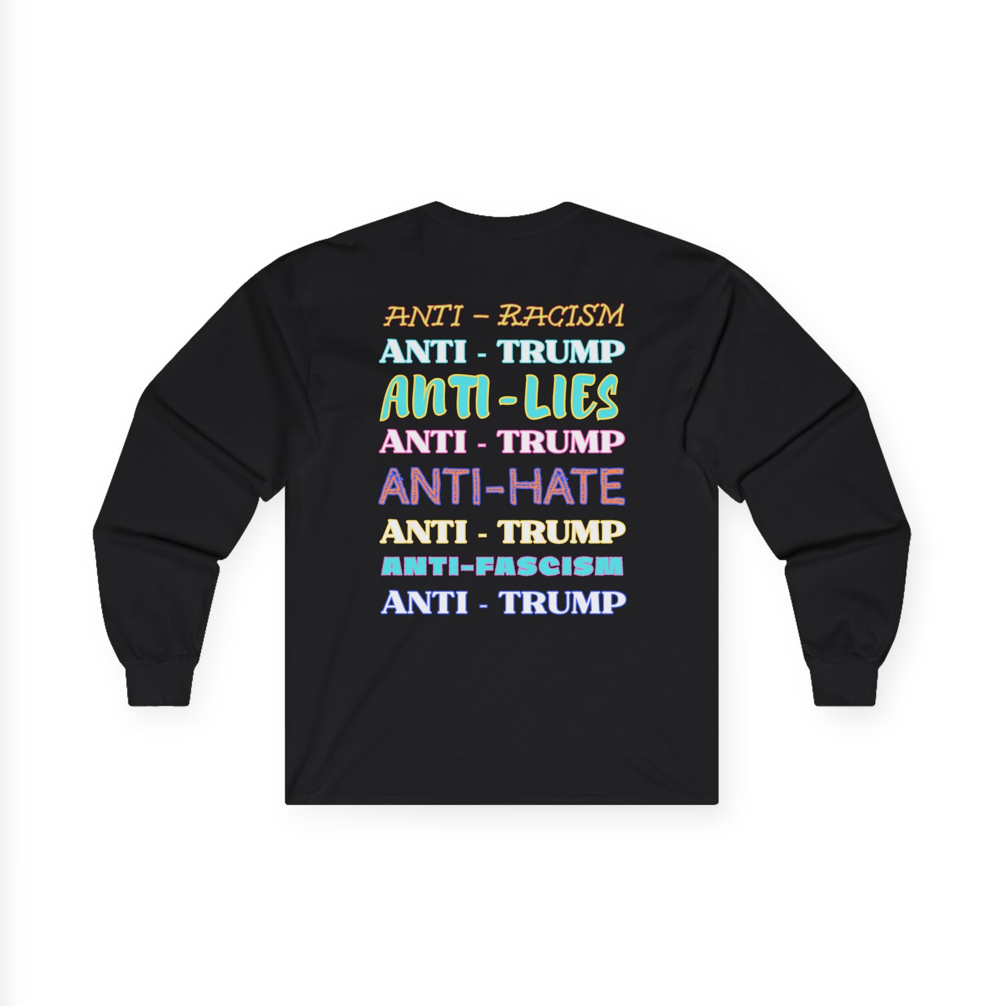 No Kings Protest Human Rights Political Activists Long Sleeve Tee, Anti Trump Protest Shirt, Human Rights Democracy Apparel