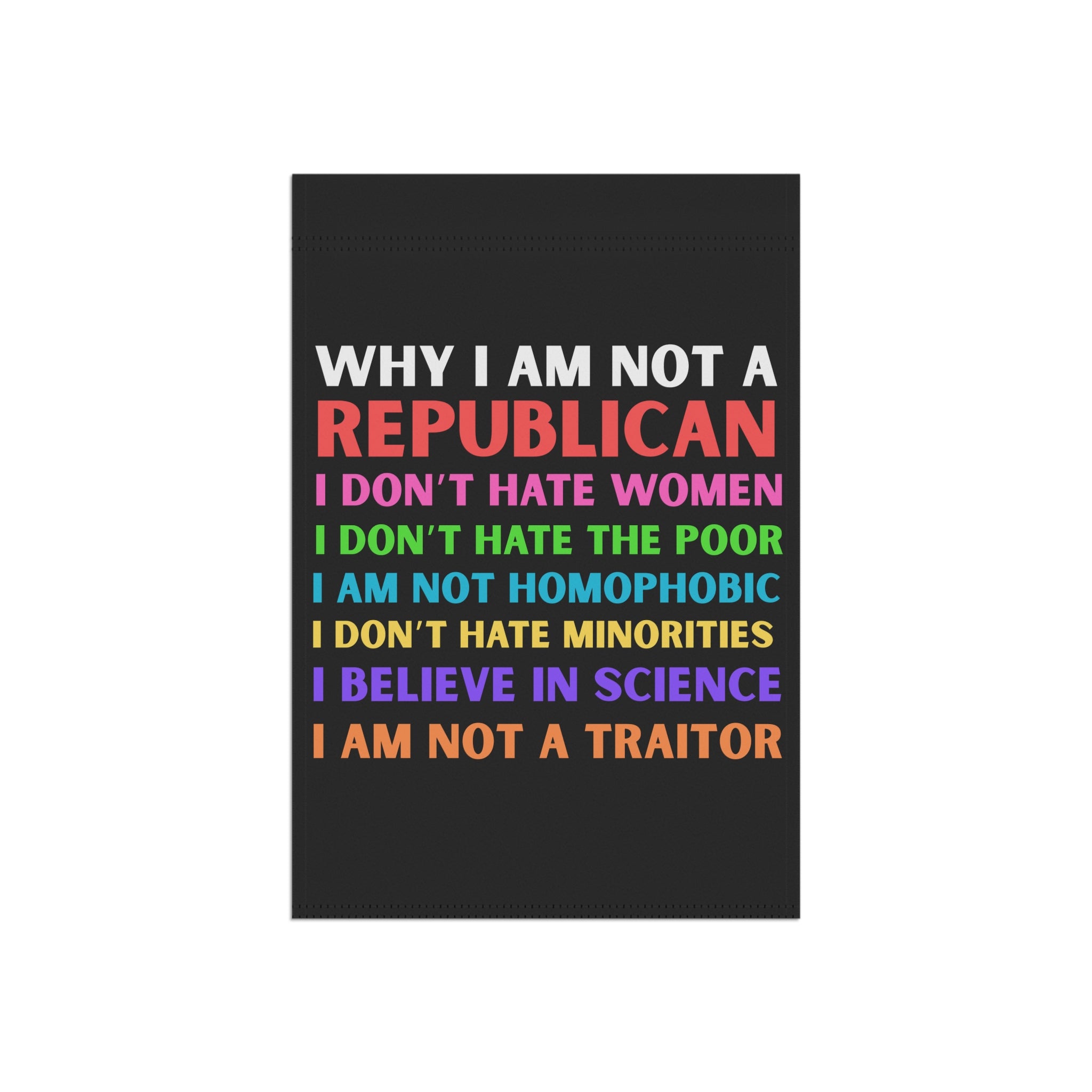 Flag Banner, Anti Trump, Resist, Equality Inclusion, Rainbow Protest Sign, LGBTQ Pride Decor, Activist Gift, Political Statement, Social