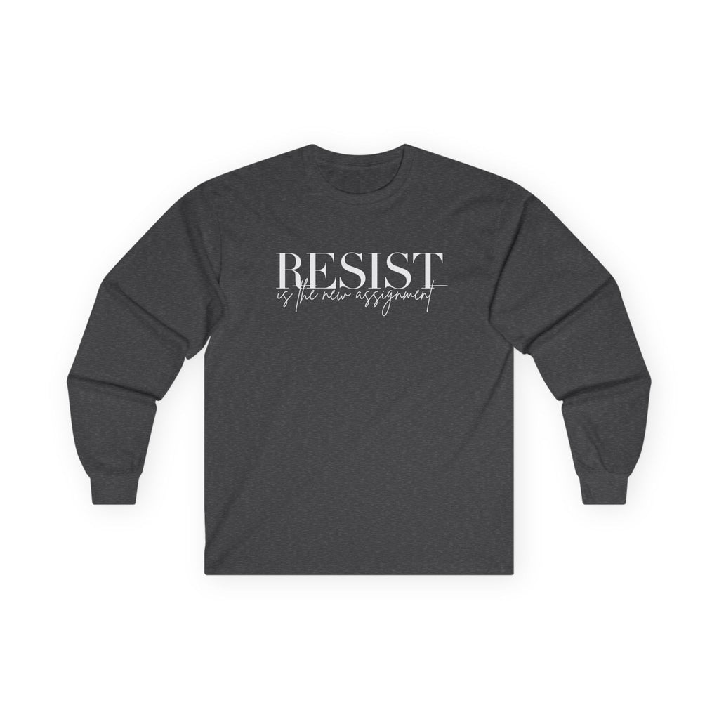 Resistance Shirt, Anti Trump Anti Dictator, Political Activists, Save Democracy Long Sleeve Tee, Protest Apparel, Activist Clothing,