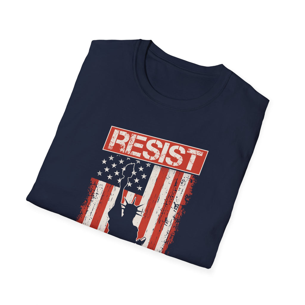 Resist Anti Trump Unisex T-Shirt, Rights Activists No Kings Protest Tee, Save Democracy Shirt, Political Activism Apparel Save Democracy Equality Inclusion