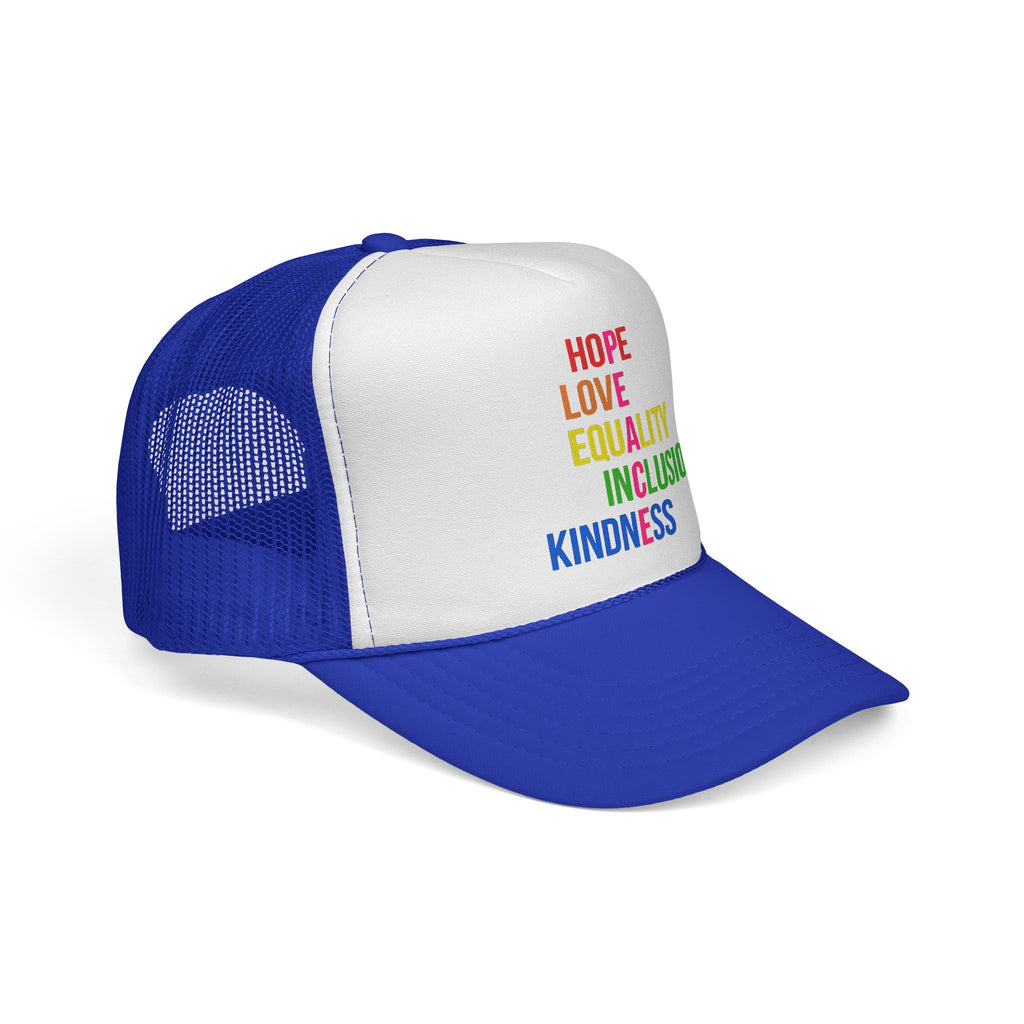 LGBTQ+ Equality Trucker Hat Anti Trump, Human Rights Activist Hat, Pride Parade LGBTQ Headwear, Gender Equality Baseball Cap, Social Justice Protest