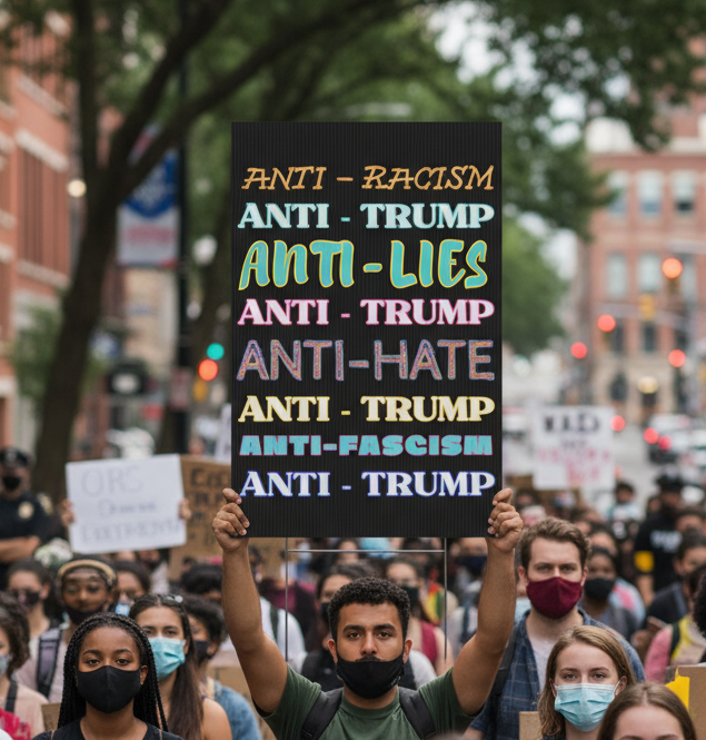 FDT Plastic Yard Sign, Anti Trump Political Activists Protest Equality Inclusion Human Rights, Activism Protesters Movement Poster Home Decor,