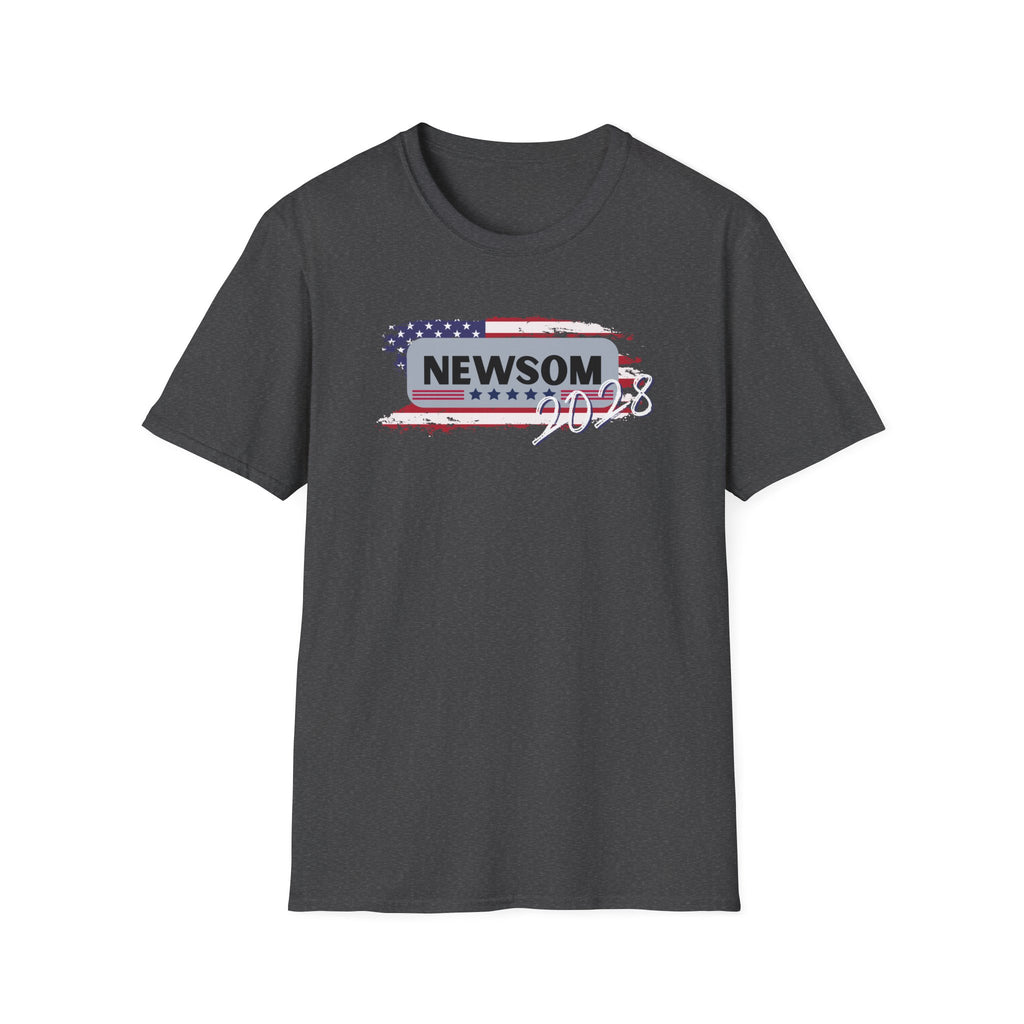 Political Activist Unisex T-Shirt, Gavin Newsom for President 2028, Anti Trump, Protest Tee, Political Clothing No Kings Protest, Save Democracy