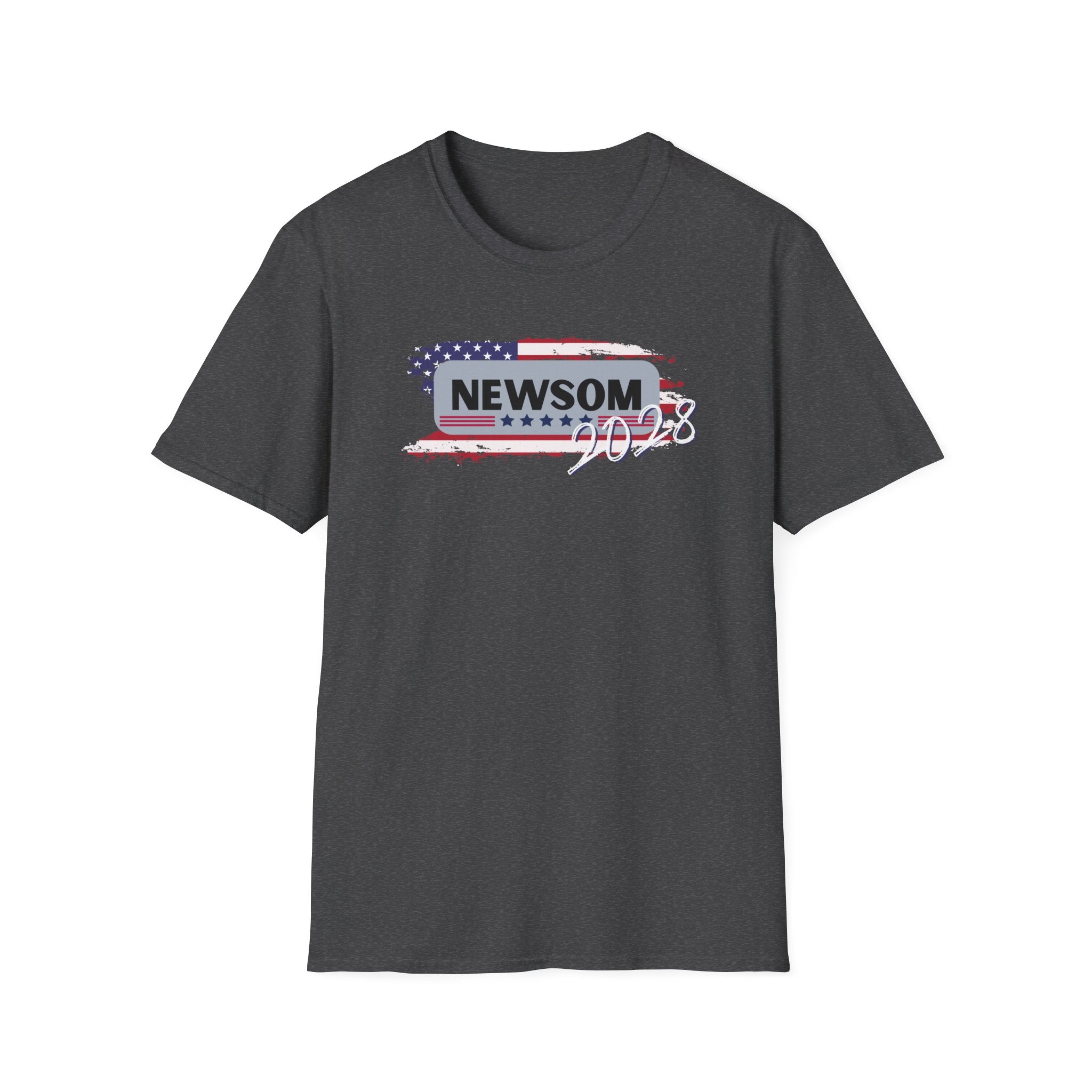 Political Activist Unisex T-Shirt, Gavin Newsom for President 2028, Anti Trump, Protest Tee, Political Clothing No Kings Protest, Save Democracy