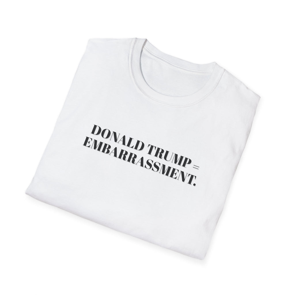 Anti Trump Unisex T-Shirt, Save Democracy Tee, Protest Political Shirt, Donald Trump is an Embarrassment, Political Activist Apparel