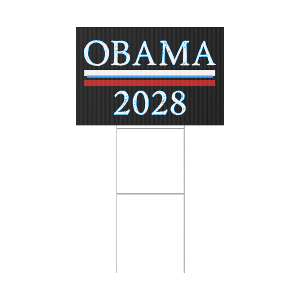 Political Yard Sign, Anti Trump, Obama for President 2028, Resist, Political Activists, Protest Sign, Political Decor, Campaign Sign