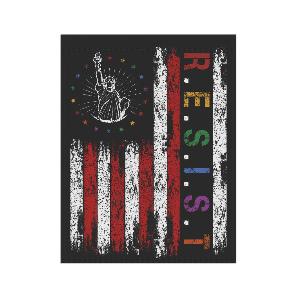 Banner, Anti Trump Resist Rights Activists Save Democracy, Protest Flag, Political Activist Sign, Resistance Movement, Liberal Protest