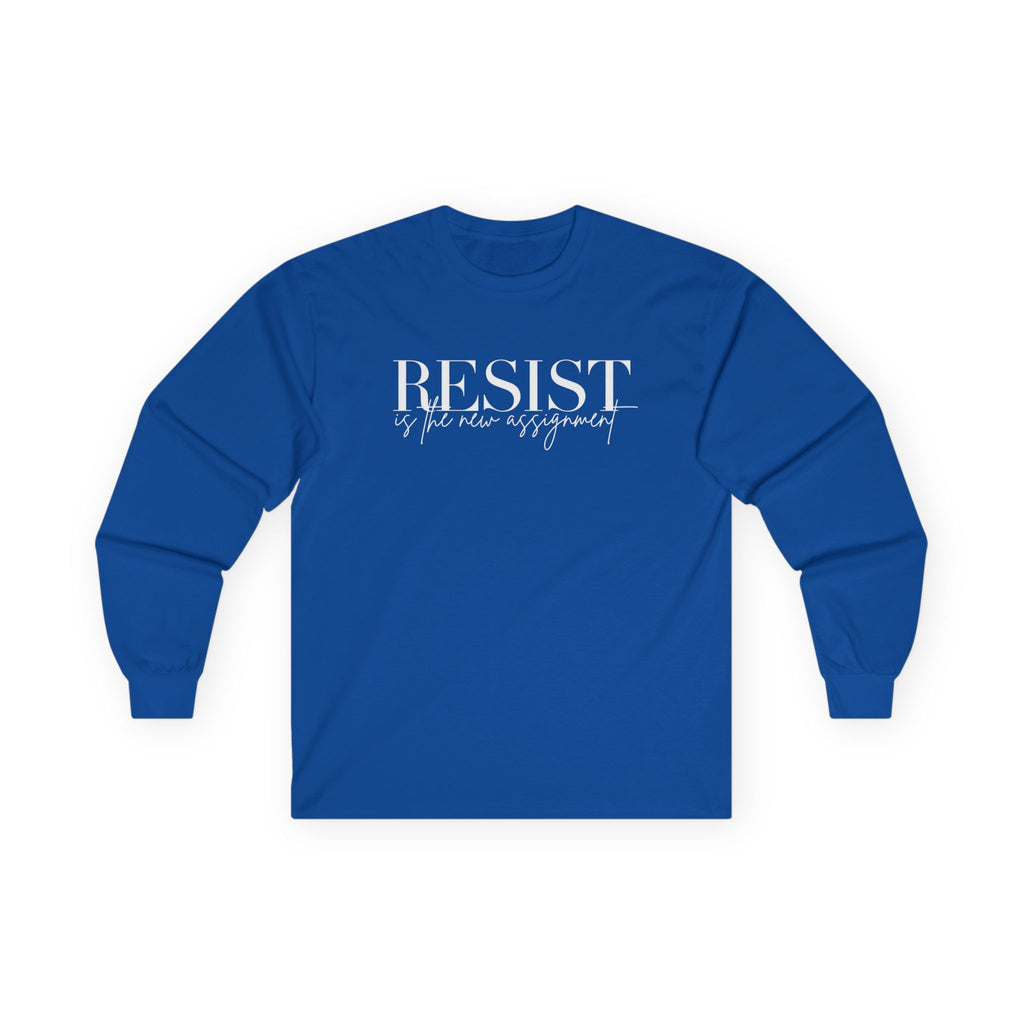Resistance Shirt, Anti Trump Anti Dictator, Political Activists, Save Democracy Long Sleeve Tee, Protest Apparel, Activist Clothing,