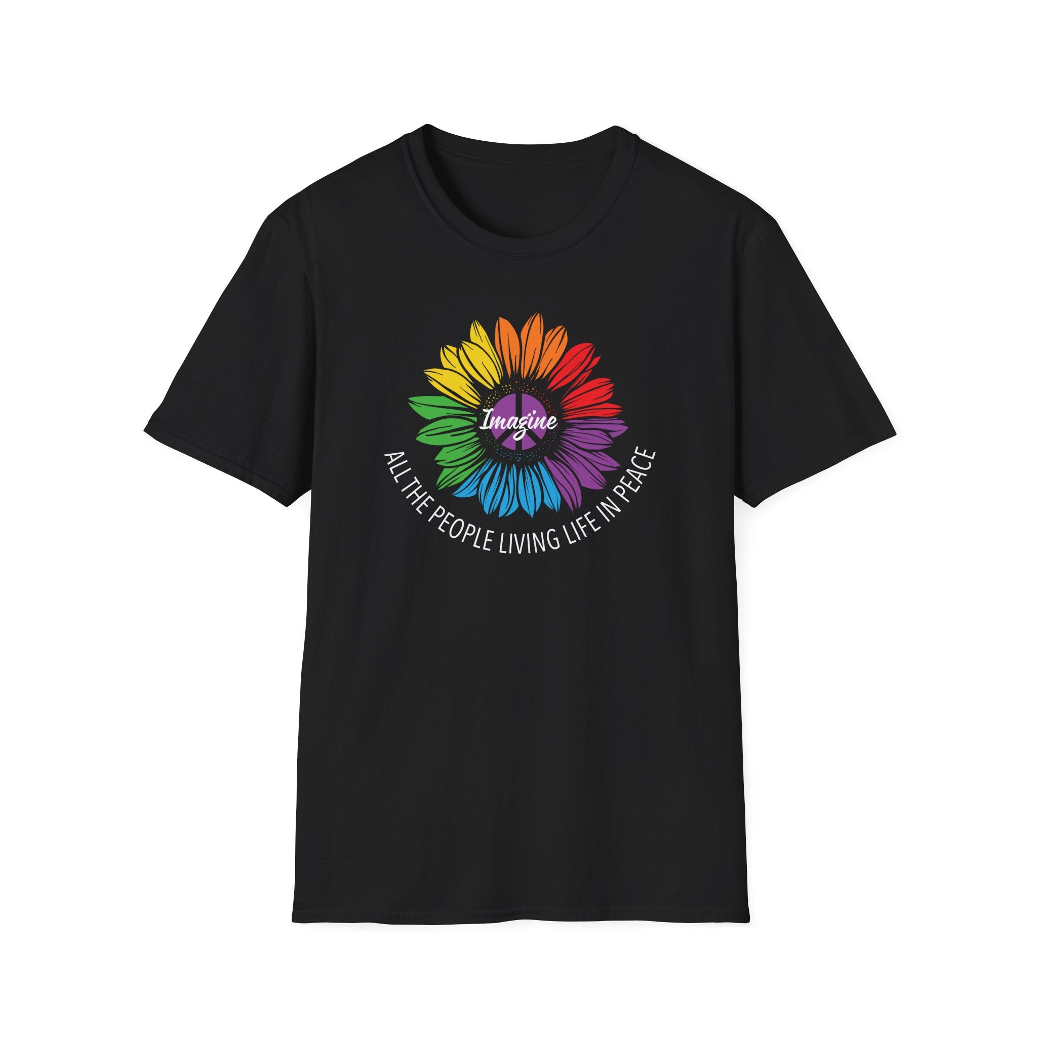 Peace Freedom Equality Not Division Rights Activists Unisex Softstyle Tee, Protest March Shirt, Social Justice Gift, Activism Apparel, Human
