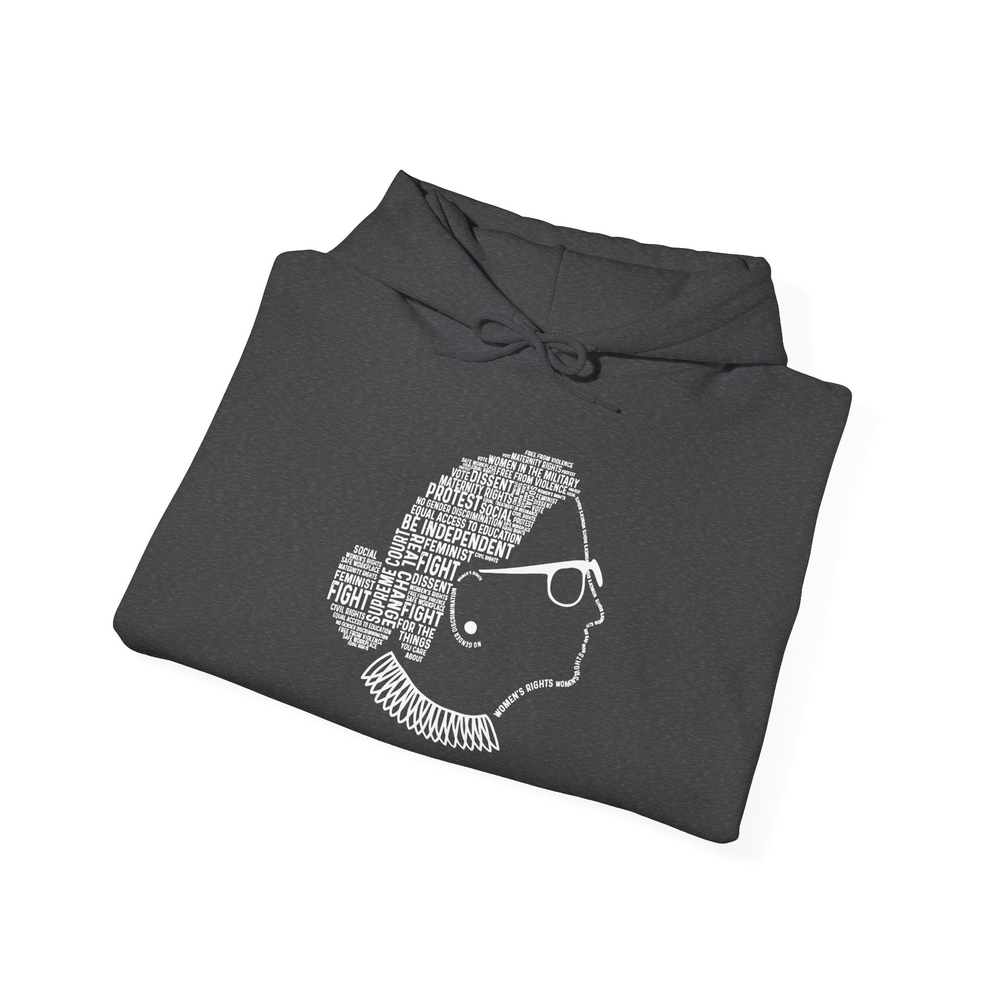 RBG Quotes Hoodie Sweatshirt - Equal Rights Activist Apparel