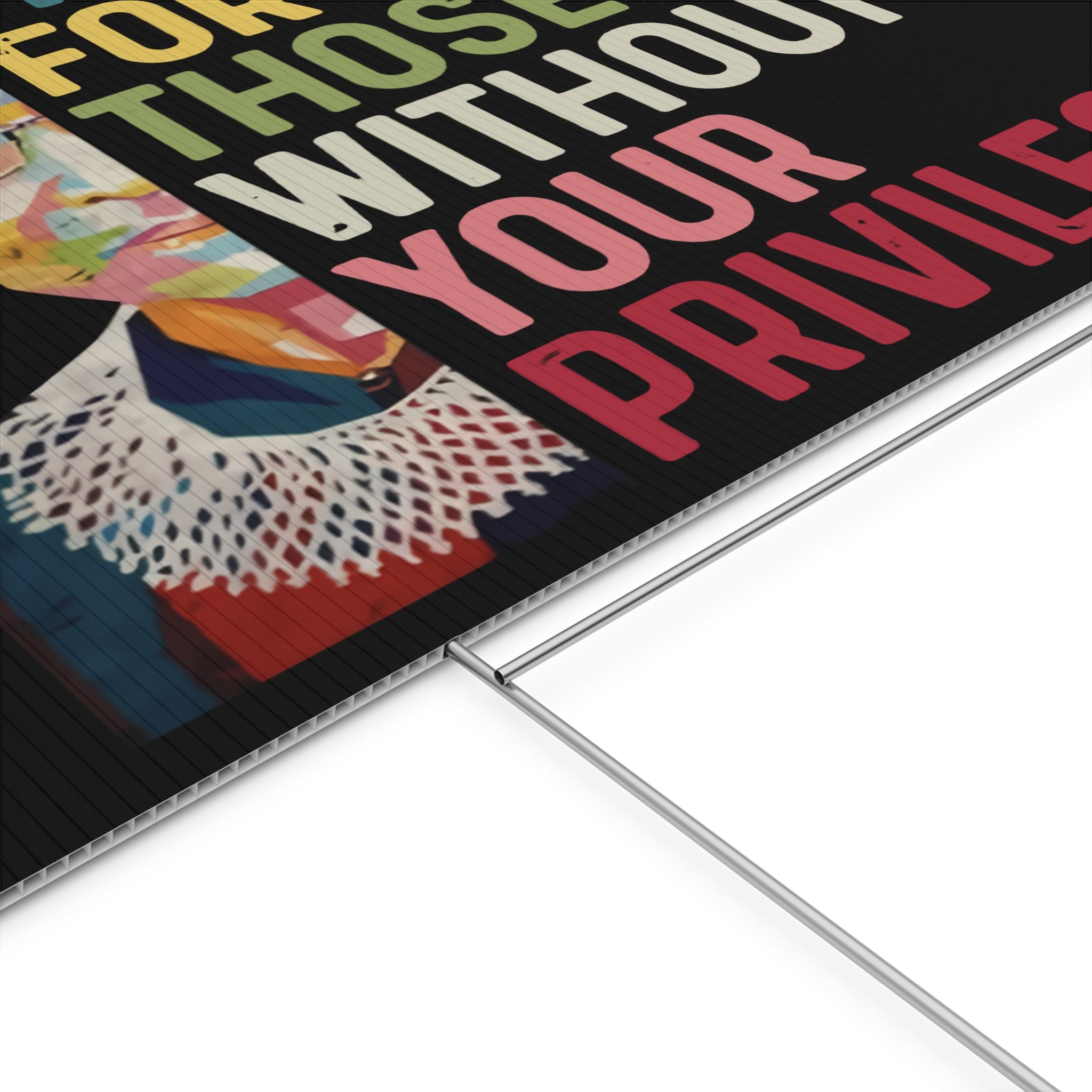 Protest Plastic Yard Sign, Stand Up for Others, Human Rights Activist, Equality Not Division, Protestor Yard Sign, Activist Protest Sign,