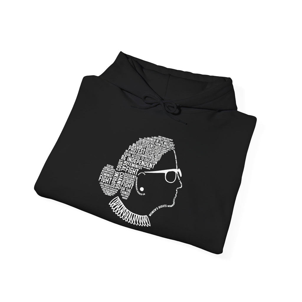 RBG Quotes Hoodie Sweatshirt - Equal Rights Activist Apparel