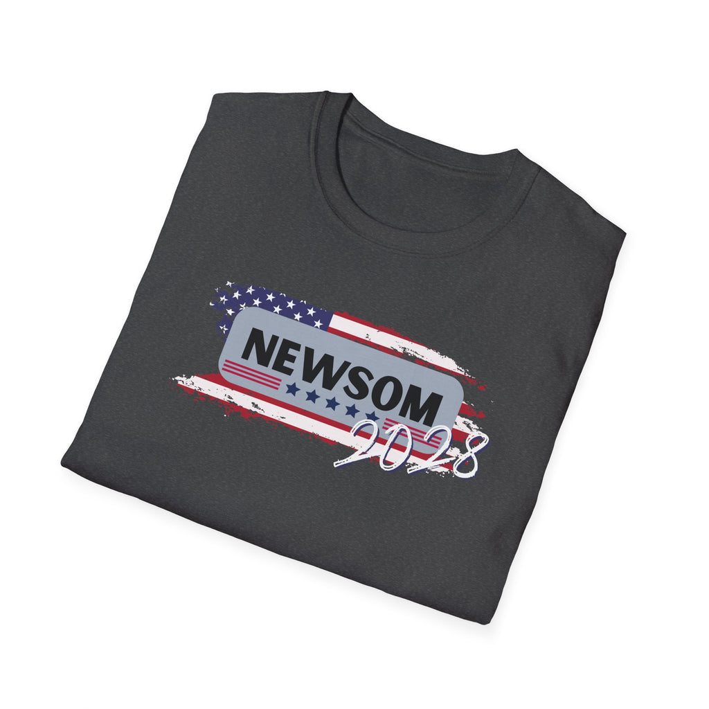Political Activist Unisex T-Shirt, Gavin Newsom for President 2028, Anti Trump, Protest Tee, Political Clothing No Kings Protest, Save Democracy