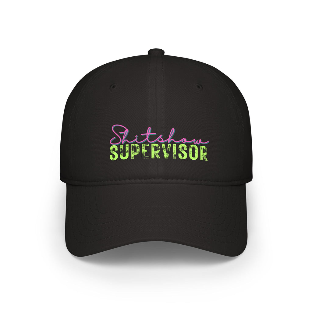 Funny Shitshow Supervisor Hat, Mom Life Baseball Cap, Sarcasm Gifts, Retro Vintage Style, Funny Mom Humor Trending Gift