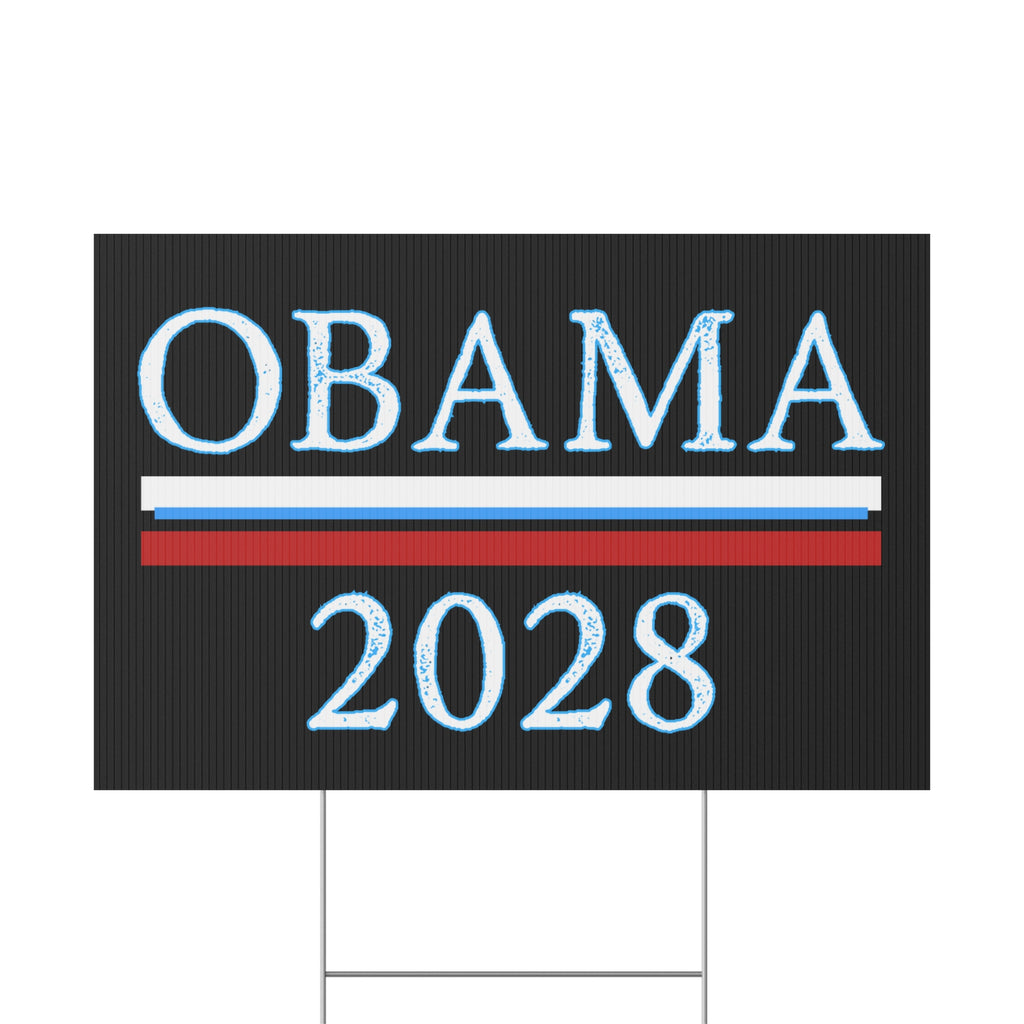 Political Yard Sign, Anti Trump, Obama for President 2028, Resist, Political Activists, Protest Sign, Political Decor, Campaign Sign