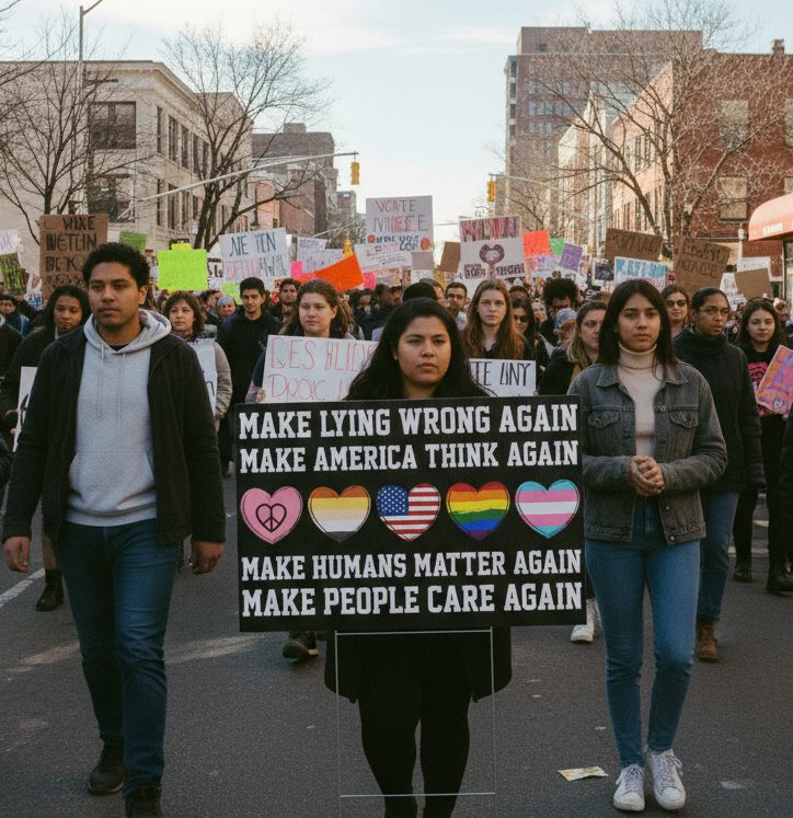 Political Protest Yard Sign, Anti Trump, Resist Movement, Equality, Human Rights Activists, Activist Stake Placard, Protest Banner,
