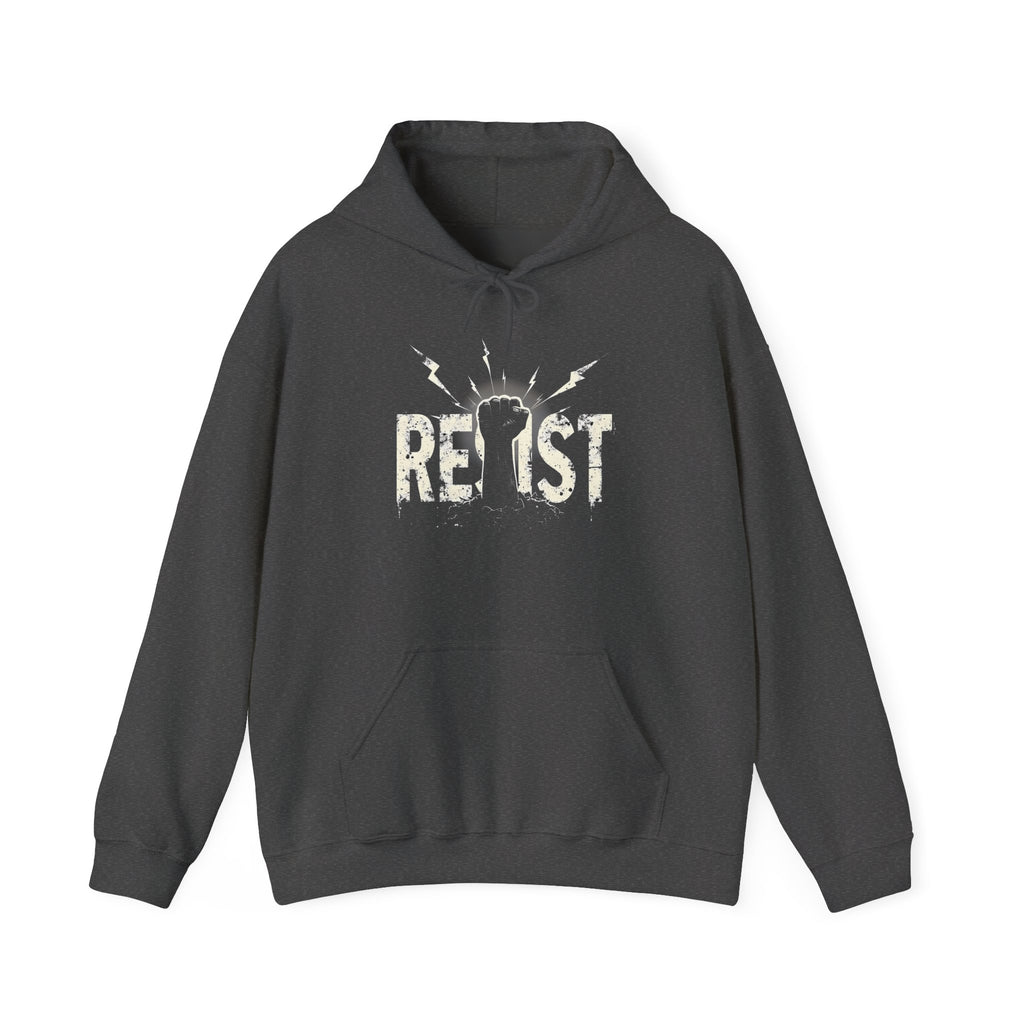 Resist Anti Trump Hoodie, Political Activists Sweatshirt, Protest Statement Apparel, Resist Movement Jumper, Unisex Heavy Blend™ Hooded