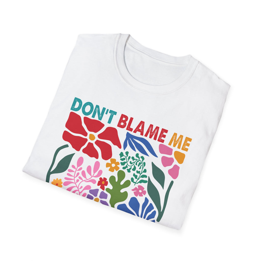 Political Resistance Unisex Softstyle T-Shirt - Anti Trump, Floral, Political Humor Tee, Resist Top, Activist Clothing No Kings Protest