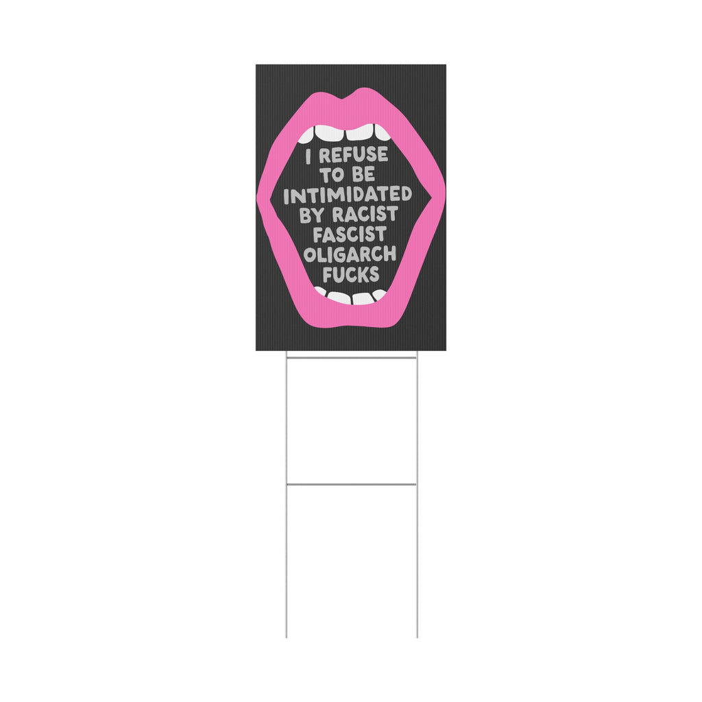 Political Activist Yard Sign, Anti Trump Protest Sign, Save Democracy Lawn Sign, Resistance Movement Placard, Protester Decor