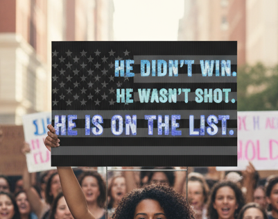 Political Rights Activists Yard Sign, Anti Trump Protest Equality No Kings Resist, Protester Gift, Activist Movement Decor, Liberal