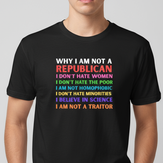 Political Rights Activist T-Shirt, Anti Republican Tee, Equality Inclusion Shirt, Unisex Protest Apparel, Anti Trump Activism Clothing