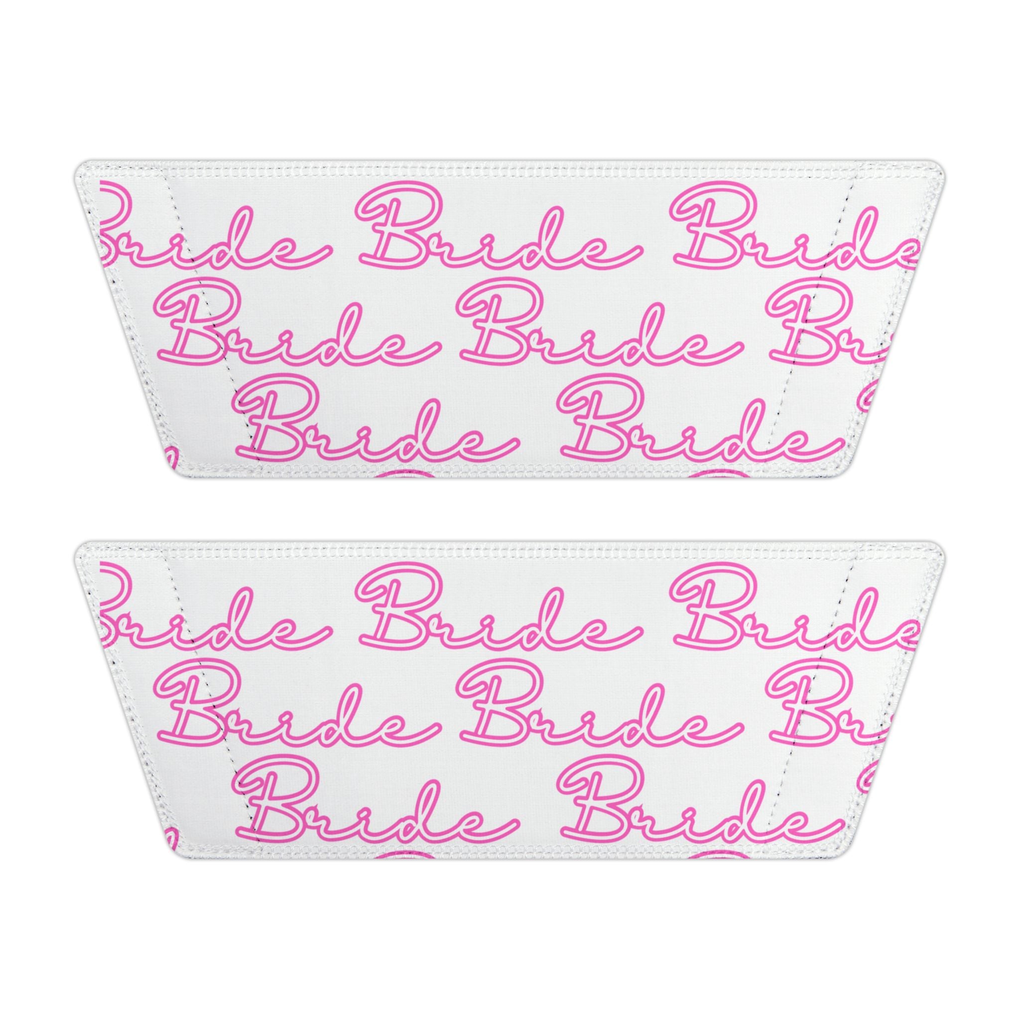 Sandals, Pink and White Bride Slippers, Retro Vintage Style, Wedding Slides, Bridal Shoes, Summer Footwear, Beach Sandals Honeymoon Bride Gifts