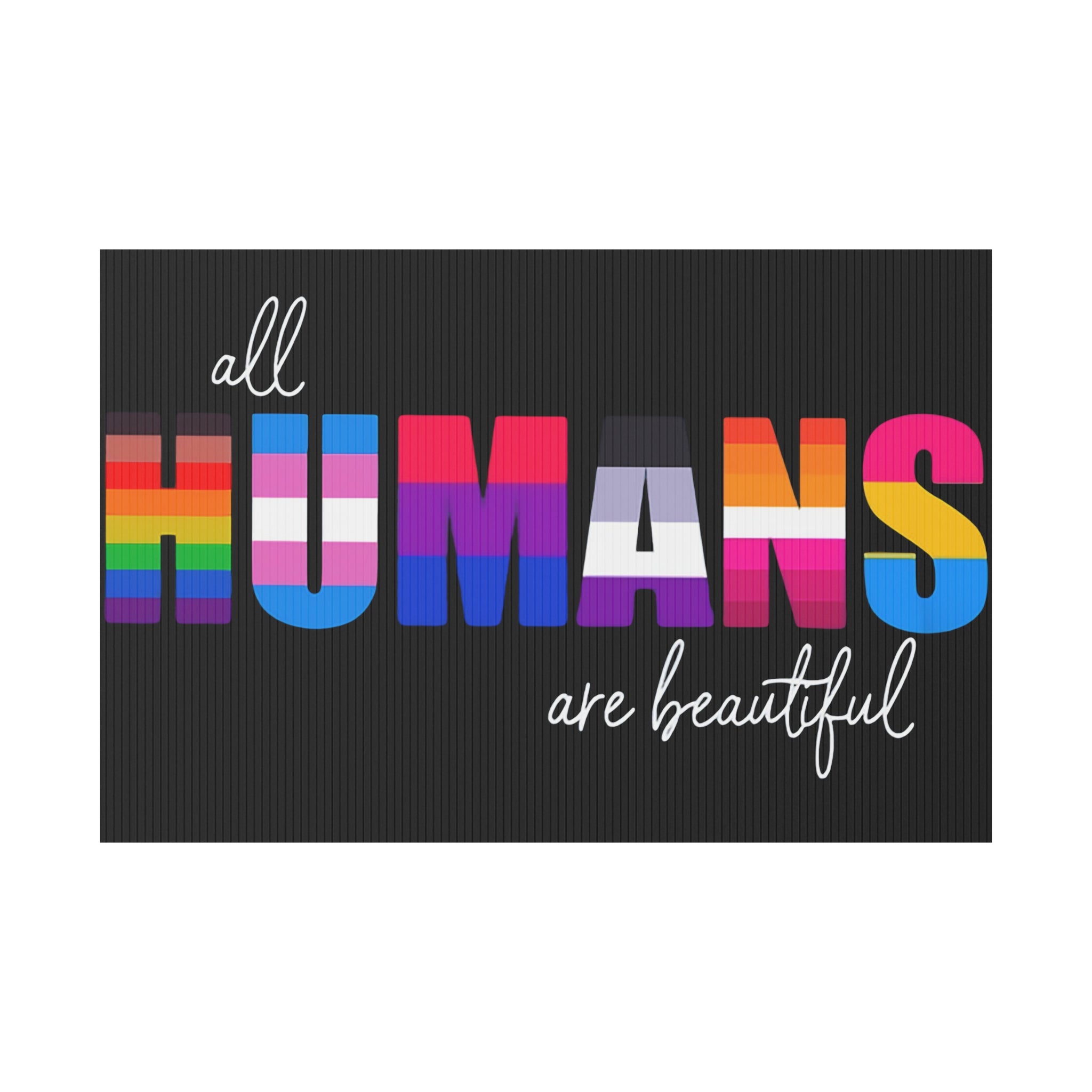 Activist Yard Sign, Equality Inclusion Plastic Lawn Stake, Protesters Home Decor, Human Rights Movement Outdoor Sign, Social Justice Protest