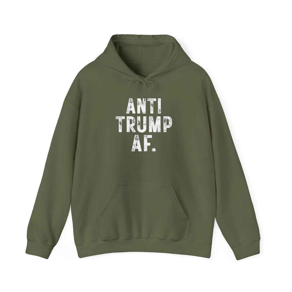 Anti Trump AF Hoodie — Political Protest Pullover for Activists