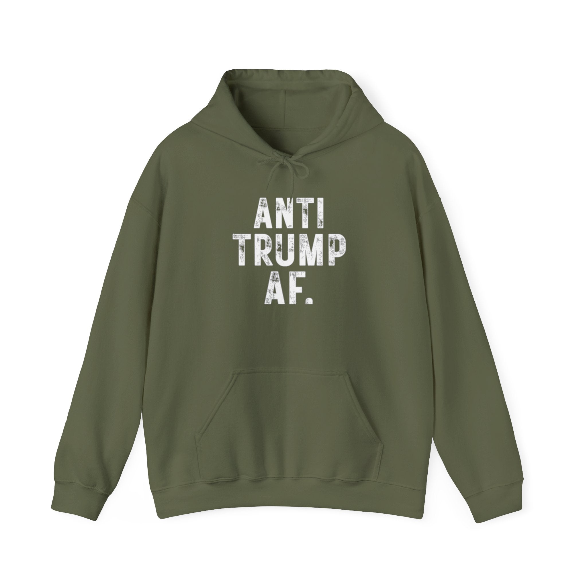 Anti Trump AF Hoodie — Political Protest Pullover for Activists