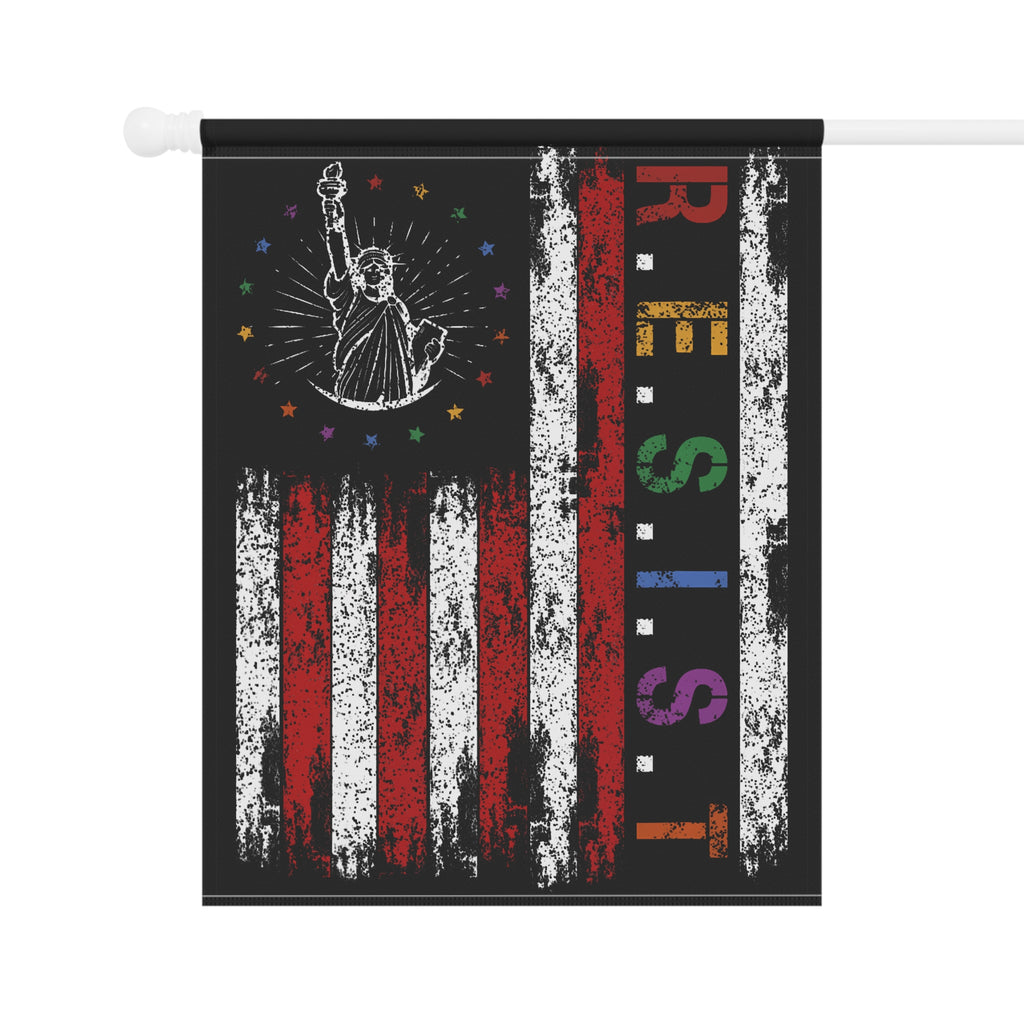 Banner, Anti Trump Resist Rights Activists Save Democracy, Protest Flag, Political Activist Sign, Resistance Movement, Liberal Protest