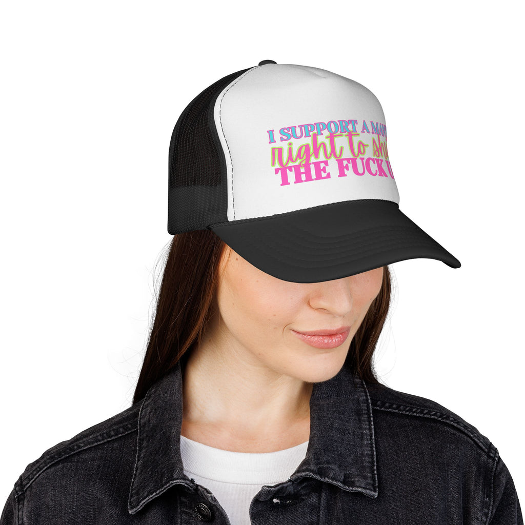 Trucker Cap for Anti Trump Political Rights Activists Women Sarcastic Hat, Protest Activism Resistance Gear, Equality Feminist Gift,