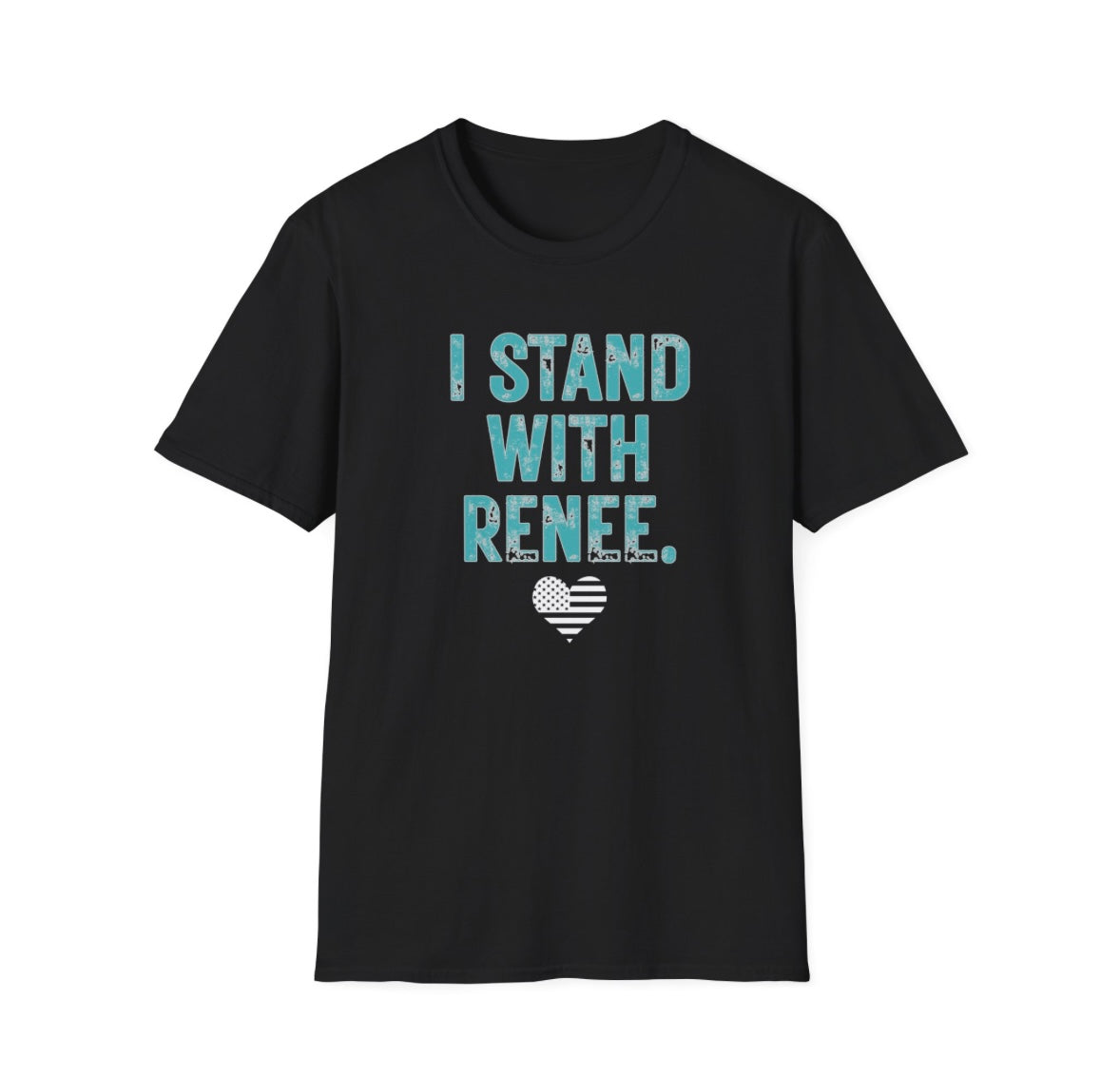 I Stand With Renee T-Shirt — Supportive Solidarity Tee Anti Ice Protest Shirt